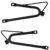 Suporte Pedaleira Traseiro Pro Tork XTZ 125 2003 á 2016 Preto