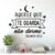 Adesivo De Parede Decorativo Frase Salmos Aquele Que Guarda