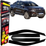 Calha De Chuva Defletor Tg Poli Fiat Toro 2016 2017 2018 2019 2020 2021 2022