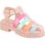 Sandália Infantil Menina Papete Aranha Moda Super Confortável Antiderrapante Emborrachada Teen