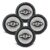 Kit 2 Pares Alto Falante 6 Polegadas Leson Ls6 140w 4 Ohms