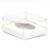 Caixa Meio Ovo Colher 350g 20,5x17x9,7cm Branca 5un – ASSK