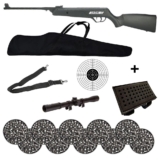 Carabina de Pressão New Jade Pistão Nitro 5.5mm – CBC + Luneta + Chumbos + Bandoleira + Capa + Alvo