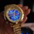 Relógio de Pulso NAVIFORCE 9163 Dourado Digital/Analógico à Prova d’Água Masculino