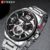 CURREN Relógio Masculino Original Marca De Luxo Cronógrafo Multifuncional Genuíno Apontador Luminoso Moda Casual Negócios Esportes Aço Inoxidável Quartzo Impermeável CR95MSX