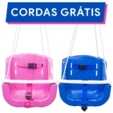 Balanço Infantil Plastico Menino Menina Barato Azul Rosa para Bebes/Criança