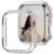 Capa Protetora Fosca Fashion Para iWatch SE Série 7 6 5 4 3 Pára-Choques PC 40mm 44mm 41mm 45mm Dura Moldura