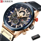 CURREN Relógio De Pulso Masculino Esportivo De Quartzo À Prova D’água 8380 L