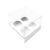 Caixa Mini Cupcake 4Cav 11x11x8,5cm Branca 10un – Assk Rizzo