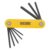 Jogo de Chaves Torx Hexalobular T9 a T40 Vonder Tipo Canivete com 8 Peças