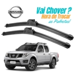 Par Palheta Limpador Parabrisa Nissan Frontier 2008 2009 2010 2011 2012 2013 2014 2015 2016 2017