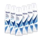 Kit 6 Desodorantes Rexona Motionsense Antitranspirante Aerossol Cotton Dry 150ml