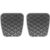 Capa De Borracha Para Pedal Prisma Onix Cobalt Spin 12/ Freio Embreagem