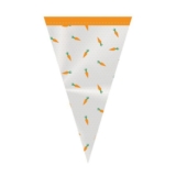 Cone Festa Hora da Cenoura – 18x30cm – 50 unidades – Cromus – Rizzo