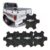 Kit 5 Calotas Central da Roda D20 85/96 – Gravata Prata(Ap998 x 5)