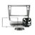 Moldura 2 Din Gol/sav/voyage G6 Double Din Novum Prata EPX 219 JP/CH