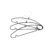 Conjunto 6 Cabides Metal com PVC Ogza Preto