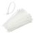 Abracadeira Flexivel Nylon Branca Em Poliamida T18R Com 100 Pecas Hellermann