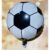 balão bola festa futebol 45 centímetros branca e preta