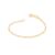 Pulseira Infantil Rommanel Fio Alternado 3×1 0,60 Laminado 14 Cm – 550055