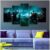 Quadro Decorativo Mosaico 5 Peças Harry Potter
