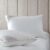 Travesseiro Buddemeyer Toque De Pluma 100% Algodão 233 Fios Antialérgico Extra Macio 50x70cm Branco