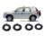 Kit Borrachas Vedação, Ecosport 2007 2008 2009 2010 4-portas