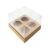 Caixa Mini Cupcake 4 Cav 11x11x8,5cm Kraft 10un – Assk Rizzo