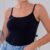 Blusa de Alcinha Feminina Básica – Preto