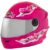 Capacete Fechado Pro Tork Liberty Four Kids For Girls Viseira Cromada