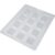 Forma Simples Bombom Pirâmide 9526-(B5) em Acetato BWB Para Doces de Chocolates e Confeitaria.