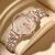 CUENA Relógio Feminino Marca Original Top Luxo Casual Quartzo Moda à Prova D’água 6002S