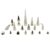 Todos os tipos prata espinhos rebites para couro studs e spikes rivets