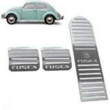 Pedaleira Fusca 79/96 Manual Aço Inox – Não fura o pedal