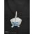 Cesta Florista de casamento com laço azul Royal serenity turquesa Tifanny violeta, lilás e preto