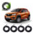 Kit Com 4 Borrachas Porta Lateral Kwid Megane Aba Lisa