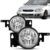 Farol Milha Civic 1999 2000