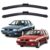 Par Palheta Limpador Para-brisa Volkswagen Quantum Santana Mi 1997 A 2006 Kit