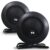 Tweeter de Painel Hurricane 80w Rms TWP NEO 4 Ohms Neodímio Crossover 160w Pico Par Mini