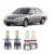 Kit Super Led Honda Civic 2001 A 2003 Farol E Milha 6500k