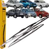 Par de Palhetas Dianteiras Dyna Captiva Idea Mobi Fit Ix35
