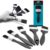 Kit Jogo Pinceis Trincha Para Pintura Com 5 Peças Cabo Madeira Vários Tamanhos Retoque Canto