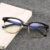Óculos Dourado Metal Anti Luz Azul Uv400 Fadiga ocular Unissex De Luxo Estiloso Vintage Design De Moda