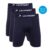 Kit 3 Cuecas Long Leg Plus Size Poliamida Dorbe Não Enrola Original Masculina Longa Ciclista