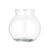 Vaso Aquário 400ml Mini Com Colar Ø6x10cm Para Decoração Arranjos Centro De Mesa Enfeite Decorativo Sala Casa Festas Casamentos Buffet