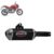 Ponteira Escapamento Escape Moto Gemoto Racing 3 Trioval Cb Twister 2016 2017 2018 2019 2020 Preto