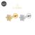 Piercing Helix Conch Labret Titânio Flor Zircônia Cravejada《Lomiss  piercing》