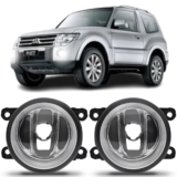 Par Farol Milha Mitsubishi Pajero Full 2007 2008 2009 2010 2011 2012 2013