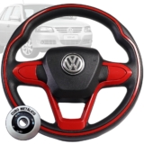 Volante Esportivo Bmw Vermelho Gol Parati Saveiro Santana Golf Antigo Polo Classic Bora