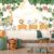 Papel de Parede Autocolante Personalizado Safári Girafa Ciclista Decoração Quarto Infantil